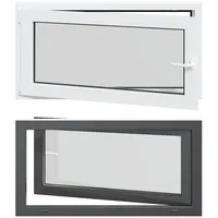 vidaXL Kellerfenster RISOR 110 x 60 cm grau