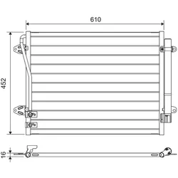 Kondensator Klimaanlage VALEO 814039 für VW Passat B7 Variant CC