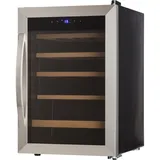 Klarstein Vinamour 19 Weinkühlschrank 19Fl./65l 4-18°C 40dB Glas