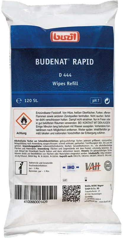 Buzil Budenat Rapid Wipes D 444 Desinfektionstücher