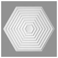 PROVISTON | Stuckrosette Polystyrol Durchmesser 643 x 557 mm
