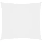 furnicato Sonnensegel Oxford-Gewebe Quadratisch 4x4 m Weiß, (1-tlg) weiß 4 cm x 4 cm