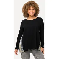 Ulla Popken Shirt in schwarz | 46-48