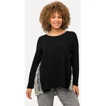Ulla Popken Shirt in schwarz | 46-48