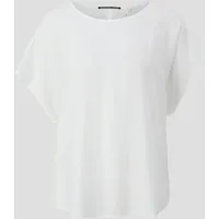 QS Bluse kurzarm in creme, 34