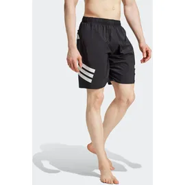 adidas 3-Streifen 8-Inch Badeshorts Black/White S