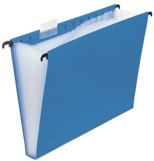 Hängefächermappe blau, Foldersys, 31.8x24 cm