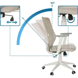 HJH Office COSIO II Stoff Beige