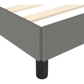 vidaXL Bettgestell 180 x 200 cm Dunkelgrau