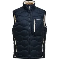 Peak Performance Helium Utility Down Vest Blau/Schwarz XL