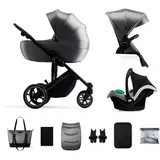 Kinderkraft Prime 2 3in1 - Shadow Grey - One Size