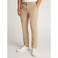 Tommy Hilfiger Herren Chino Hose Bleecker Essential Twill Slim Fit, Beige (Beige), 34W/34L