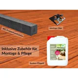 elephant Terrassendielen-Komplettset 'CoBAM® Standard' kaffeefarben 12 qm
