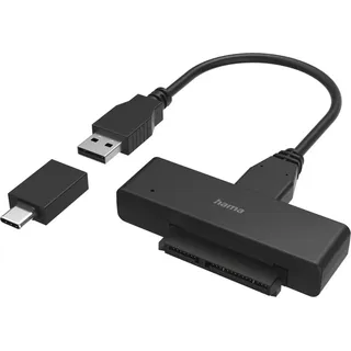 Hama USB-Festplattenadapter für 2,5" und 3,5" SSD- und HDD-Festplatten