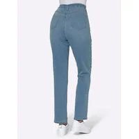 Sieh an! High-waist-Jeans in blue-bleached | Gr.: 52