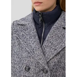 s.Oliver Cabanjacke mit herausnehmbarem Steppeinsatz - blau|weiß - 46
