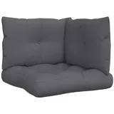 vidaXL Palettenkissen 3-tlg. 120 x 80 x 10 cm grau