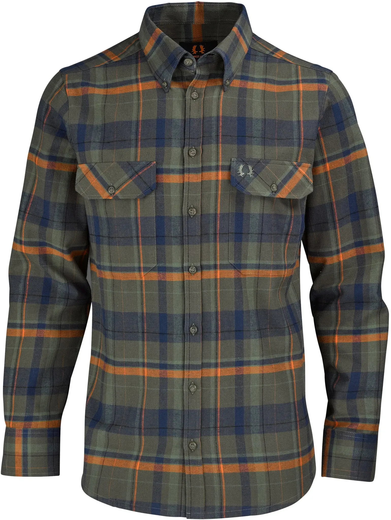 Nordforest Hunting Langarmhemd Finno, orange, 43/44