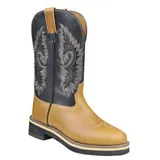 HKM 4526 Westernstiefel Softy cow, Cowboystiefel Western Cowboy, Echtleder, Braun, 40