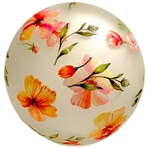 Formano Deko Kugel 15 cm weiß/rosa