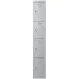 Phoenix PL1433GGK Schließfach 1 Spind 4 Türen 0 x 0 x 0 cm Grau