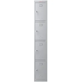 Phoenix PL1433GGK Schließfach 1 Spind 4 Türen 0 x 0 x 0 cm Grau