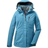 KILLTEC Outdoorjacke Funktionsjacke mit abzippbarer Kapuze KOW 140 WMN Jckt wasserdicht, Winddicht, atmungsaktiv 00841-sturmblau 44