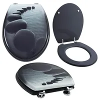 Grafner Grafner® WC Sitz mit Absenkautomatik Motiv Black Stone