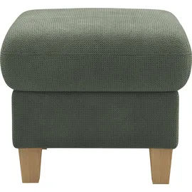 Home Affaire Polsterhocker Glendale mit Stauraum 58 x 48 x 58 cm Grün