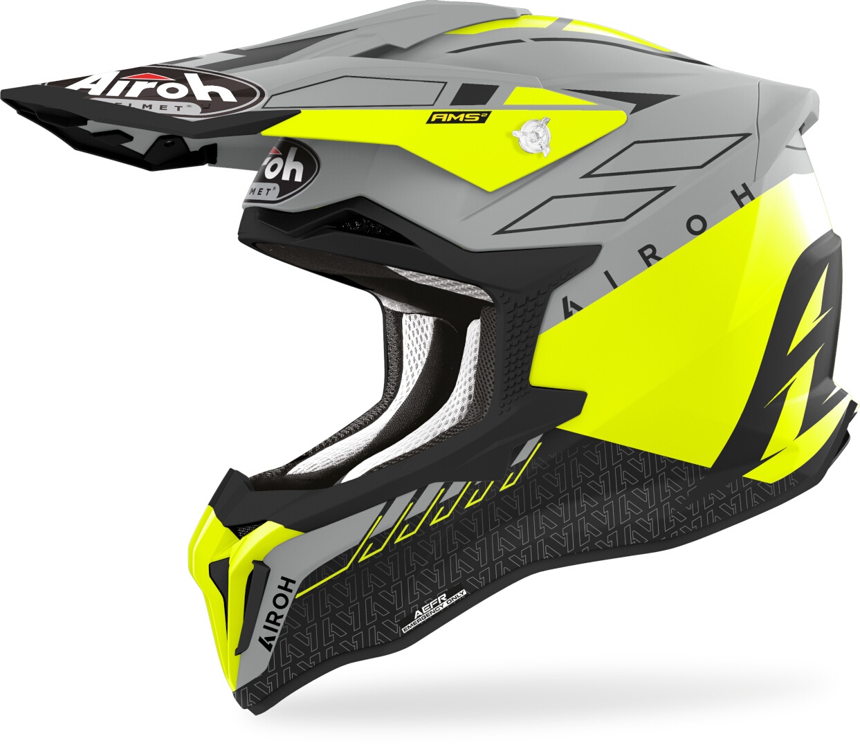 Airoh Strycker Skin Motocross Helm, gelb, Größe 2XL