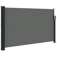 vidaXL Seitenmarkise 120 x 300 cm Anthrazit Polyester