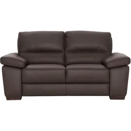 Calia Italia 2-Sitzer CALIA ITALIA "Gaia, hochwertiges Ledersofa mit erstklassigem Sitzkomfort", braun, B:177cm H:92cm T:97cm, Leder SORRENTO - 100% Leder;Leder BULL - 100% Leder, Sofas, edles Design, in zwei hochwertigen Lederqualitäten