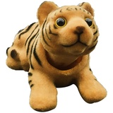 iSpchen Wackelfigur Auto Wackeldackel Puppe Tiger Figur Ornamente Mini Tierfiguren Wackelkopf Spielzeug Ornament Auto Armaturenbrett Dekoration Autozubehör Innenraum für Auto Büro Home