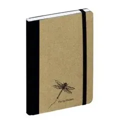 Notizbuch A6 Pur, 192 Seiten, kariert, natur