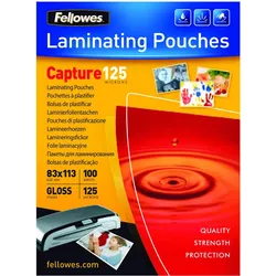 Fellowes Laminating Pouches Capture 125 micron