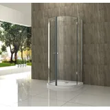 Alphabad U-duschkabine Pipe 90 X 90 Cm Ohne Duschtasse