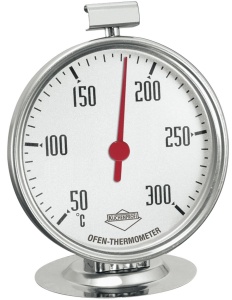 Küchenprofi Backofenthermometer, Temperaturmesser für perfekte Ergebnisse, zum Hängen und Stellen, Durchmesser: 7,5 cm