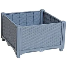 Estexo Blumenbeet Hochbeet 40 x 40 x 26 cm Grau