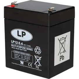 Landport Bleiakku 12V 5,4Ah AGM Batterie NSA LP12-5,4 T1