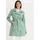 bonprix Trenchcoat mit abnehmbarem Bindegürtel, 2-Reiher grün S (36)