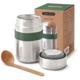 Black+Blum Thermobehälter Für Lebensmittel 400ml - Olive - One Size