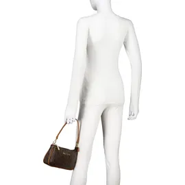 Valentino Regina Schultertasche Polyurethan Brown