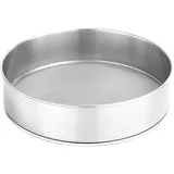 Pamtns Sieb für Mehl Mehlsieb Edelstahl Mehl Sieben Feines Backsieb Fein Küchensieb Puderzuckersieb Feinmaschig Profi Mehlsieb 60 Mesh Schüttelsieb15cm Mehlstreuer für Mehl Bohnen Salz