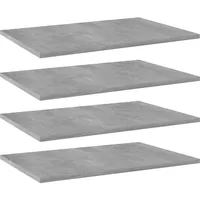 VidaXL Bücherregal 60 x 40 x 1,5 cm Betongrau