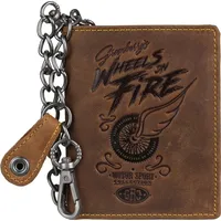 GREENBURRY Racing Collection Richmond Geldbörse Herren Leder RFID braun