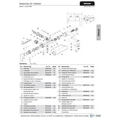 Ideal Standard Umschaltung ATTITUDE, kpl., A962449NU Bade/Brause AP