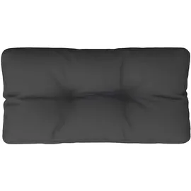 vidaXL Palettenkissen 80 x 40 x 12 cm schwarz 1 St.