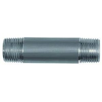 Riegler Rohrdoppelnippel, R 1, Länge 150 mm, Edelstahl 1.4571