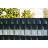 e.u.r.o.tec gmbh Sichtschutzstreifen 252 x 19 cm Moosgrün PVC 10 St.