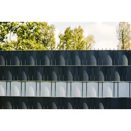 e.u.r.o.tec gmbh Sichtschutzstreifen 252 x 19 cm Moosgrün PVC 10 St.